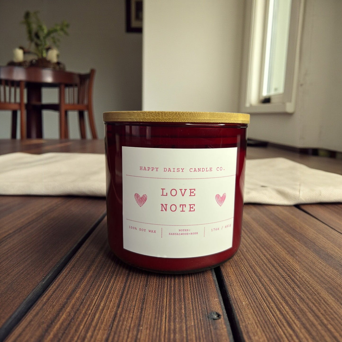 Soy Candle-Love Notes